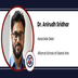 Alliance School of Liberal Arts, Associate Dean: Dr. Anirudh Sridhar Interview